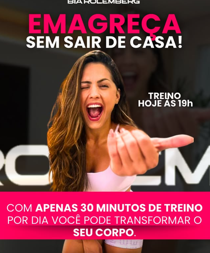 Emagrecimento com Exercícios: Treino em Casa com Ana Bia Rolemberg VENDER E LUCRAR