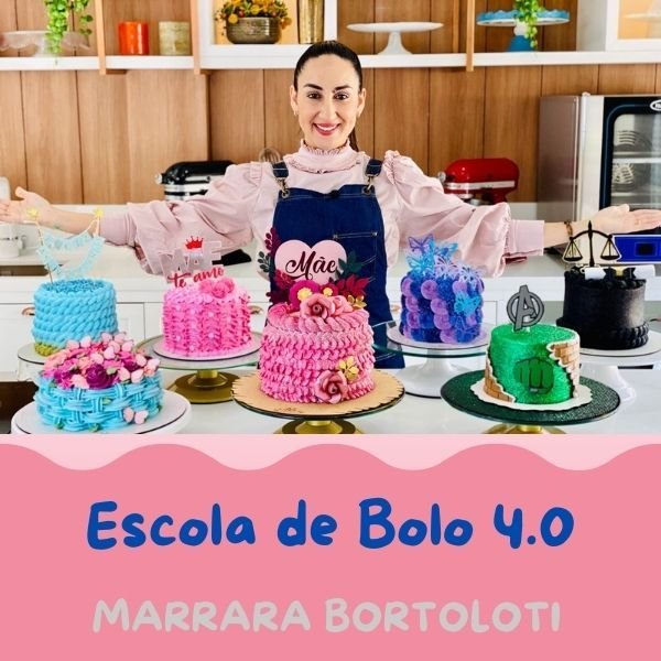 Curso de Bolos Lucrativos Online – Escola de Bolo 4.0 by Marrara Bortoloti Oque vender para ganhar dinheiro